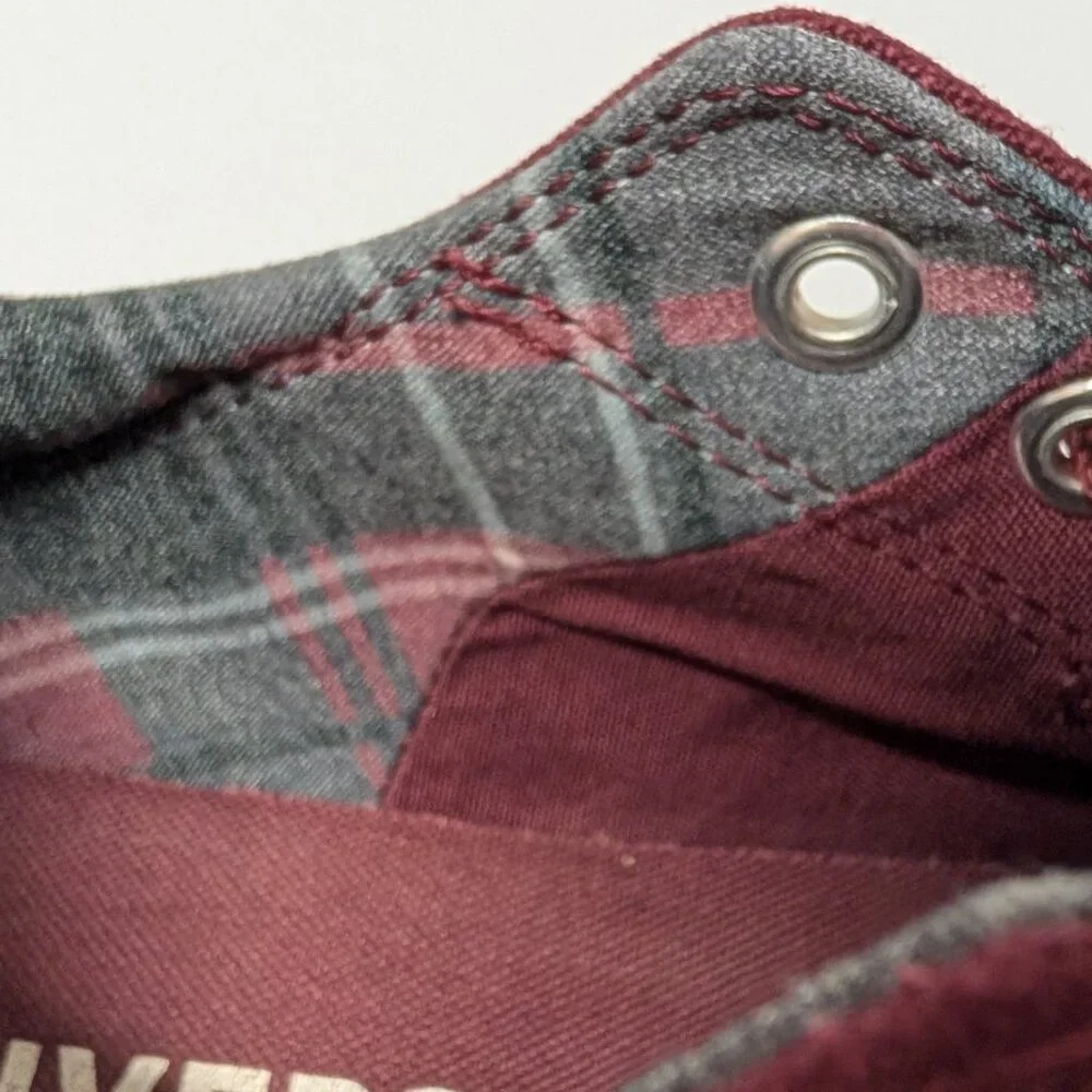 Converse 561739F Women's Madison Ox Low Top Sneaker in Dark Burgundy - Picture 7 of 16